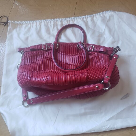 Coach Red Purse (Clutch or handbag) - Picture 2 of 4